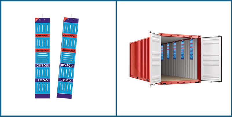 dry pole for container